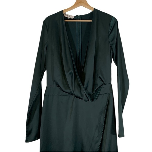 House of CB Serafina Satin Maxi Dress Size Medium - Picture 3 of 11